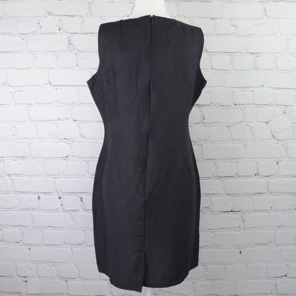 JENNIFER EDEN Classic Black Sleeveless Sheath - Picture 6 of 11